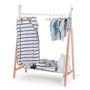 Childhome Tipi Open Clothes Stand - Natural/White