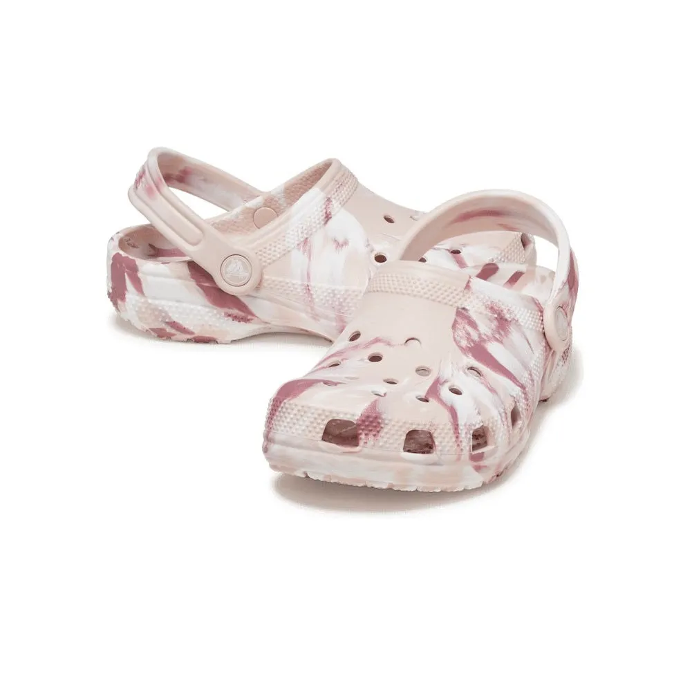 Classic Kid's Marbled Clog - Quartz Pink