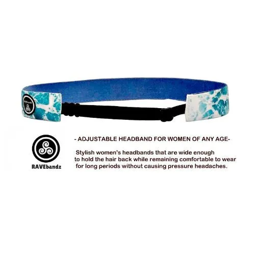 CLEARANCE - RAVEbandz Adjustable Headbands 1.5" Width - (Spot On)