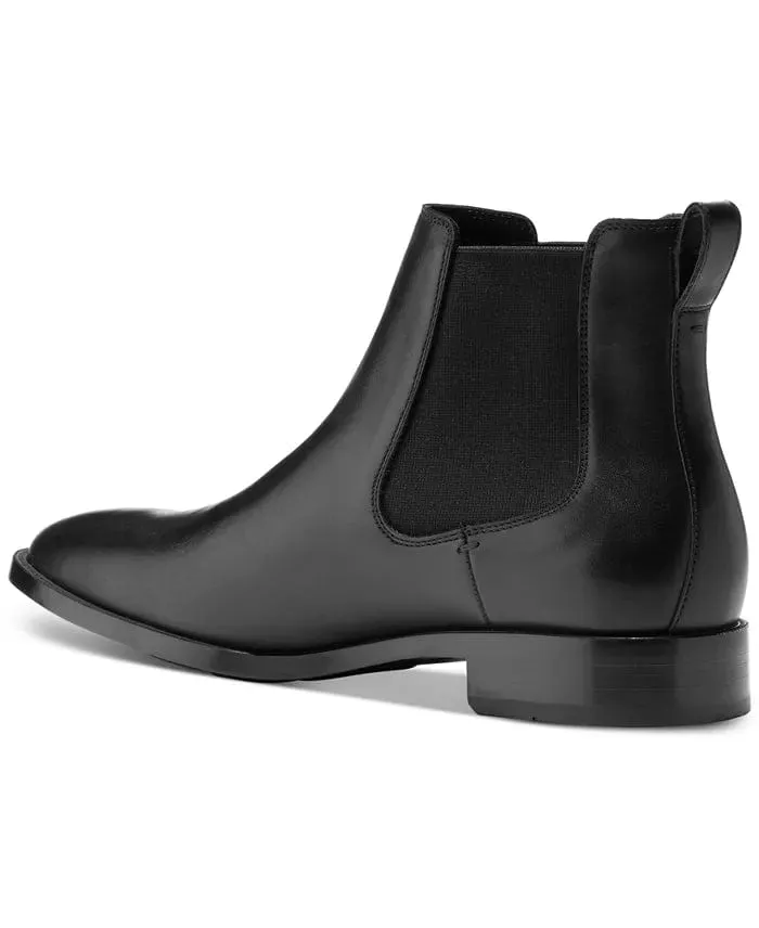 COLE HAAN - Hawthorne Leather Pull-On Chelsea Boots