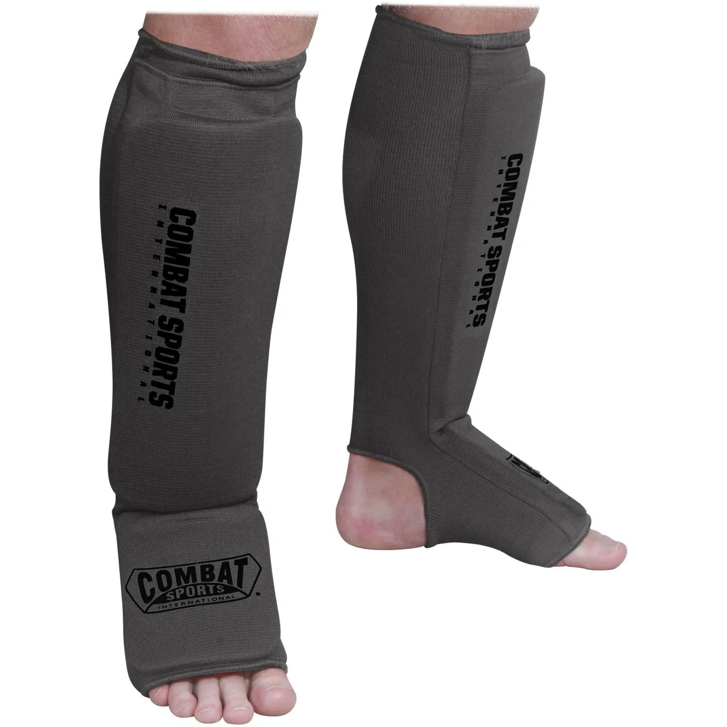 Combat Sports Washable MMA Elastic Cloth Shin & Shin Instep Padded Guards