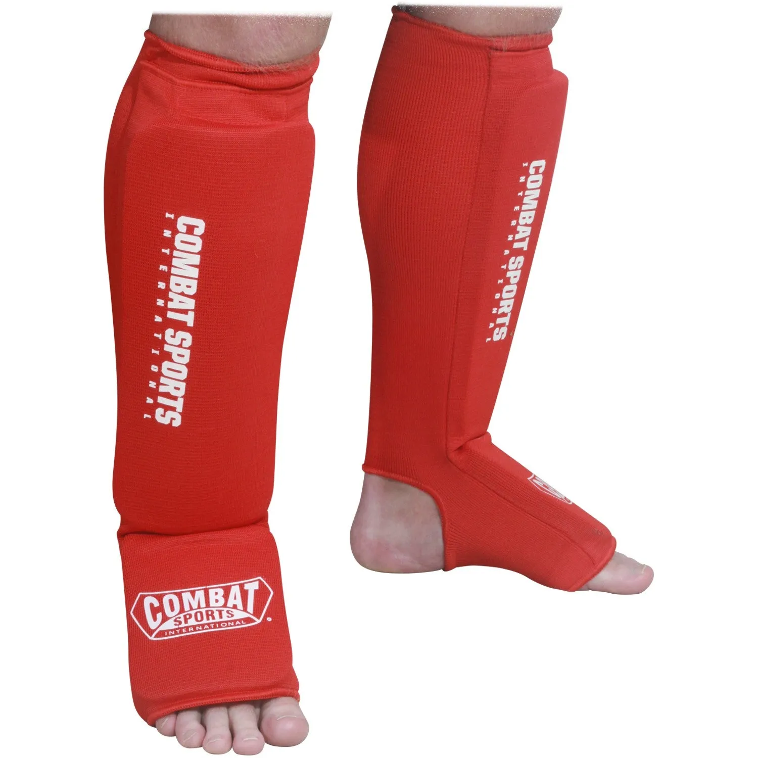 Combat Sports Washable MMA Elastic Cloth Shin & Shin Instep Padded Guards