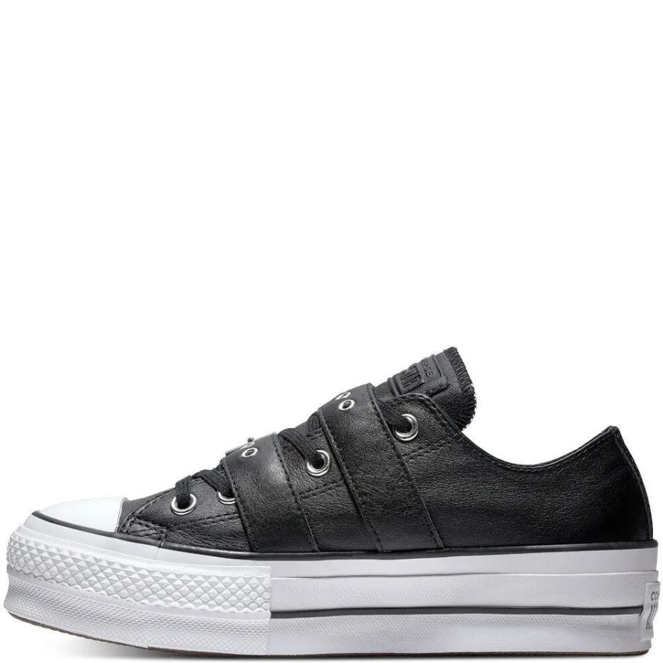 Converse scarpa sneakers da donna con zeppa CTAS Lift Buckle 562835C black