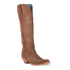 Corral Women’s Tall Sand Suede Embroidered Boots