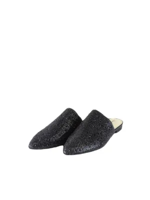 Django & Juliette Black Sparkle Mules 9