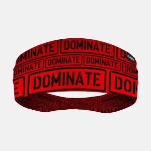 Dominate Red Double-Side Wide Headband