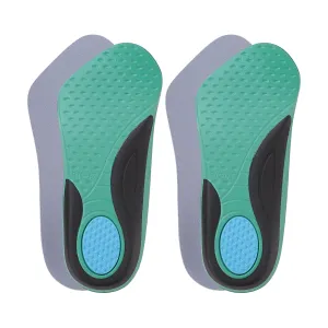 Dr Foot | Insole for Shoes Men | Arch Support for Flat Feet | Flat Feet Arch Support Insole | Shoe Insole | Gel Insoles for Men | Plantar Fasciitis | Memory Foam Insole | Large - Pair of 2