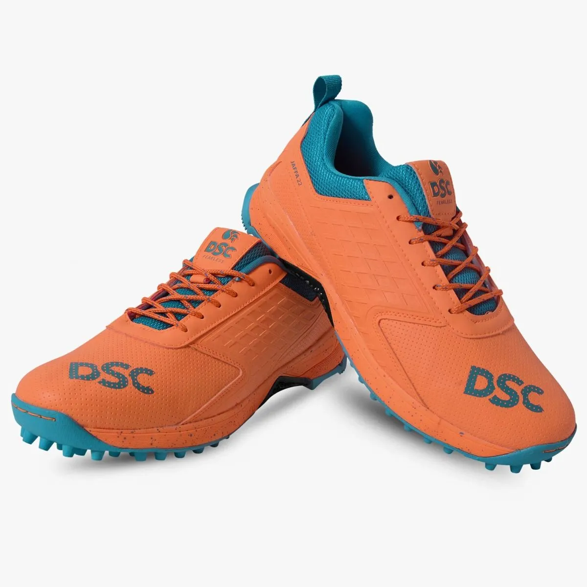 DSC Jaffa 22 Cricket Spike Shoes - Orange - DOD