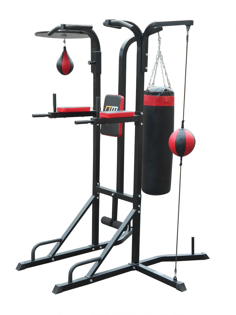 Durable 3-in-1 Boxing Station Stand with Punching Bag