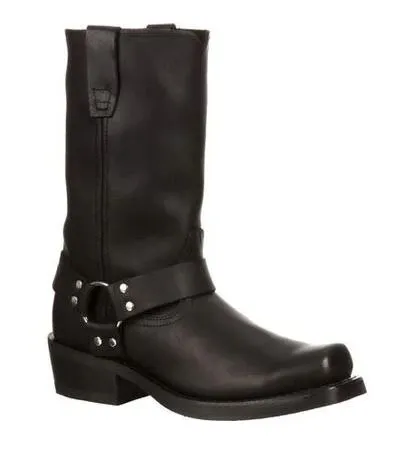 DURANGO MENS BLACK HARNESS BOOT STYLE DB510