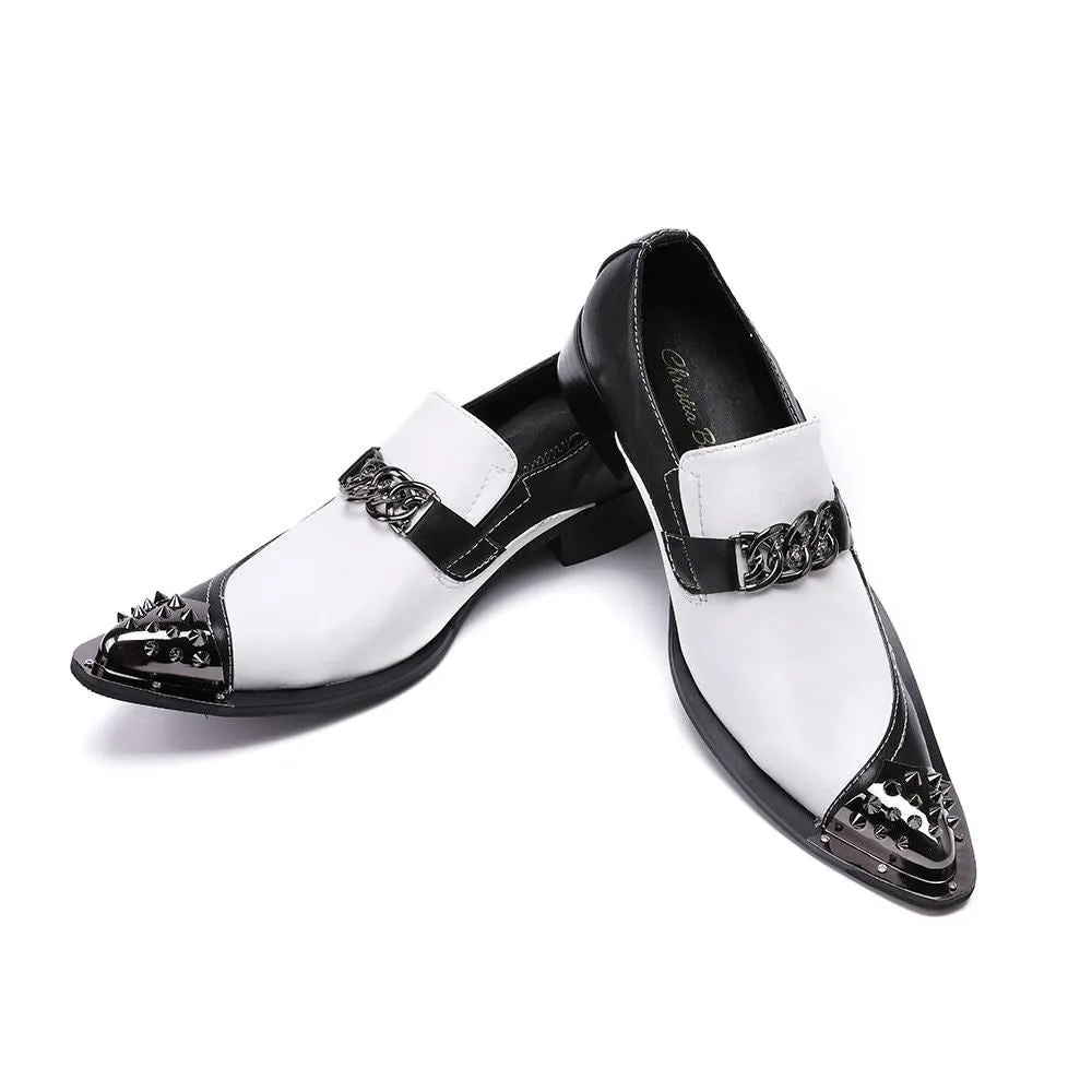 ExoticLuxe Pointed Toe Dress Loafers