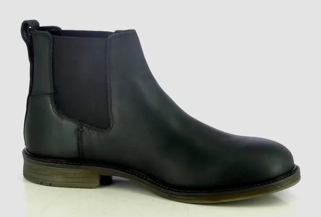 Ezok Stan Black Casual Chelsea Boots Shoes 2701