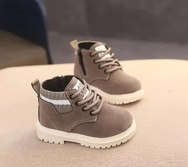 Fashion Children Casual Shoes Boys Girls Martin Boots Kids