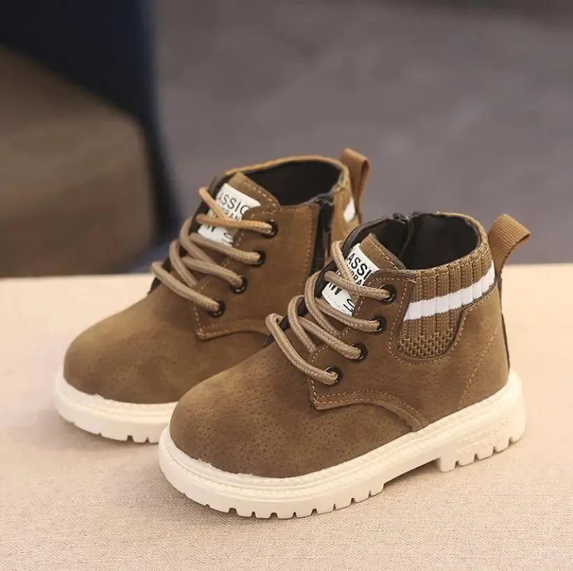 Fashion Children Casual Shoes Boys Girls Martin Boots Kids