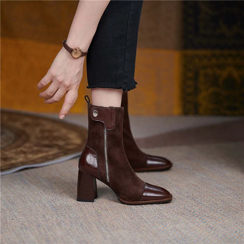 Fashion High Heel Martin Boots Fashion