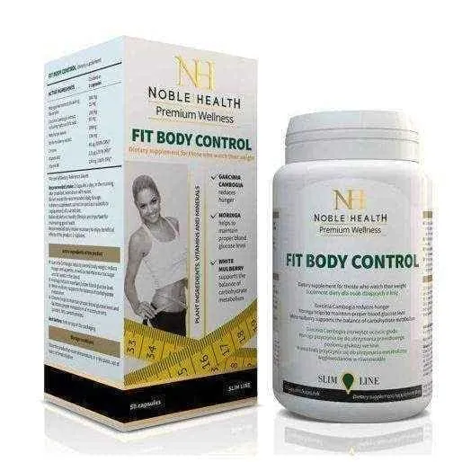 FIT BODY CONTROL Noble Health x 50 capsules, gym workout, weight loss programs