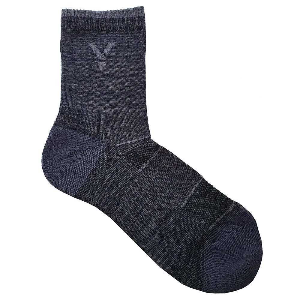 Flare Mid Socks (3 Pack - Graphite)