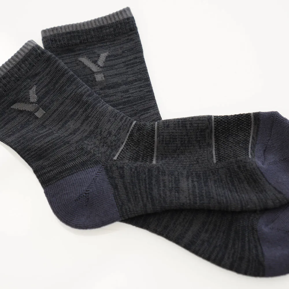 Flare Mid Socks (3 Pack - Graphite)