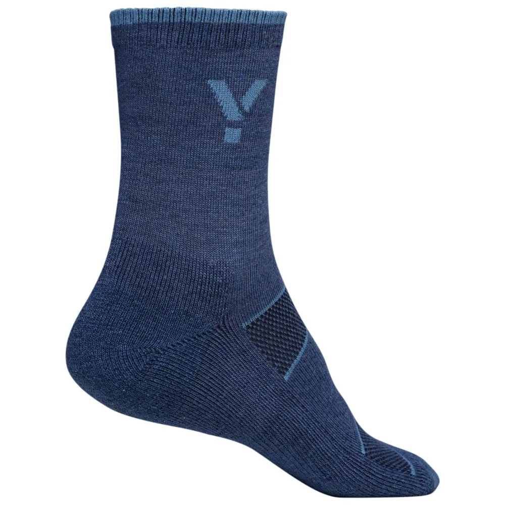 Flare Mid Socks (3 Pack - Navy)