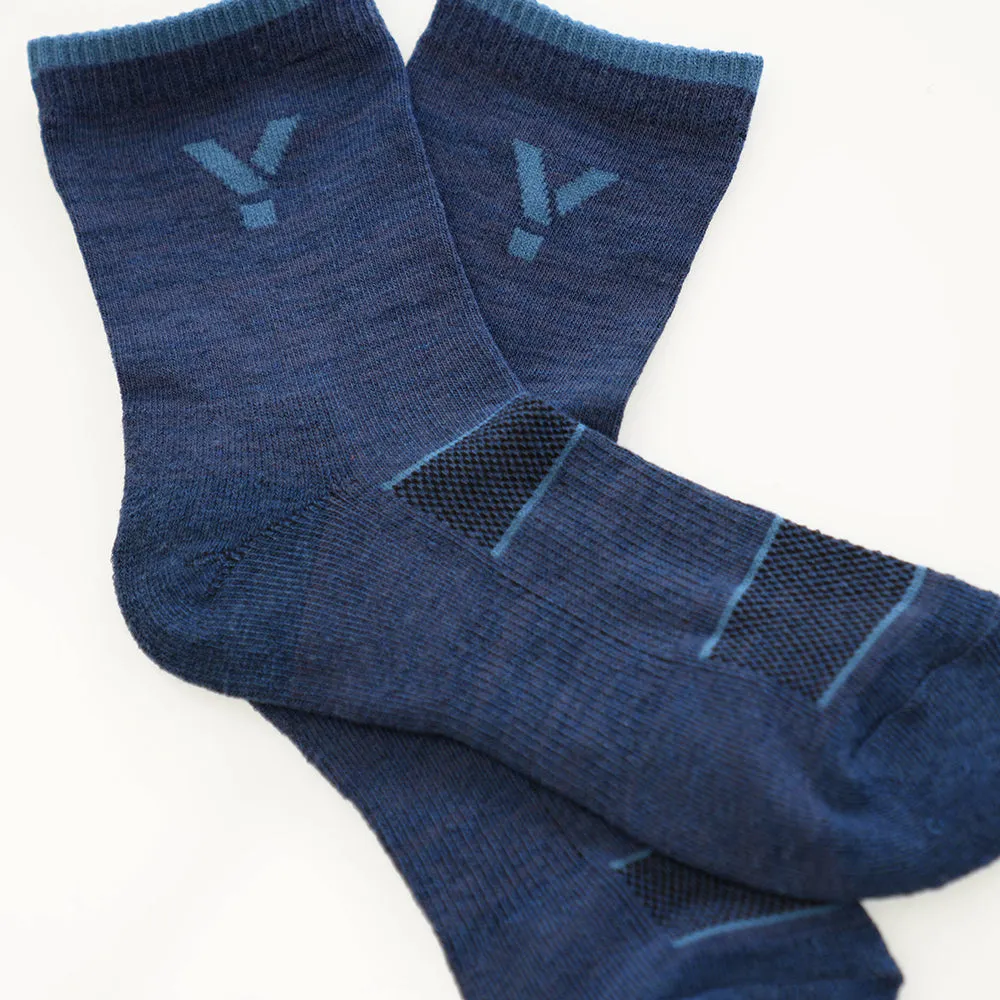 Flare Mid Socks (3 Pack - Navy)