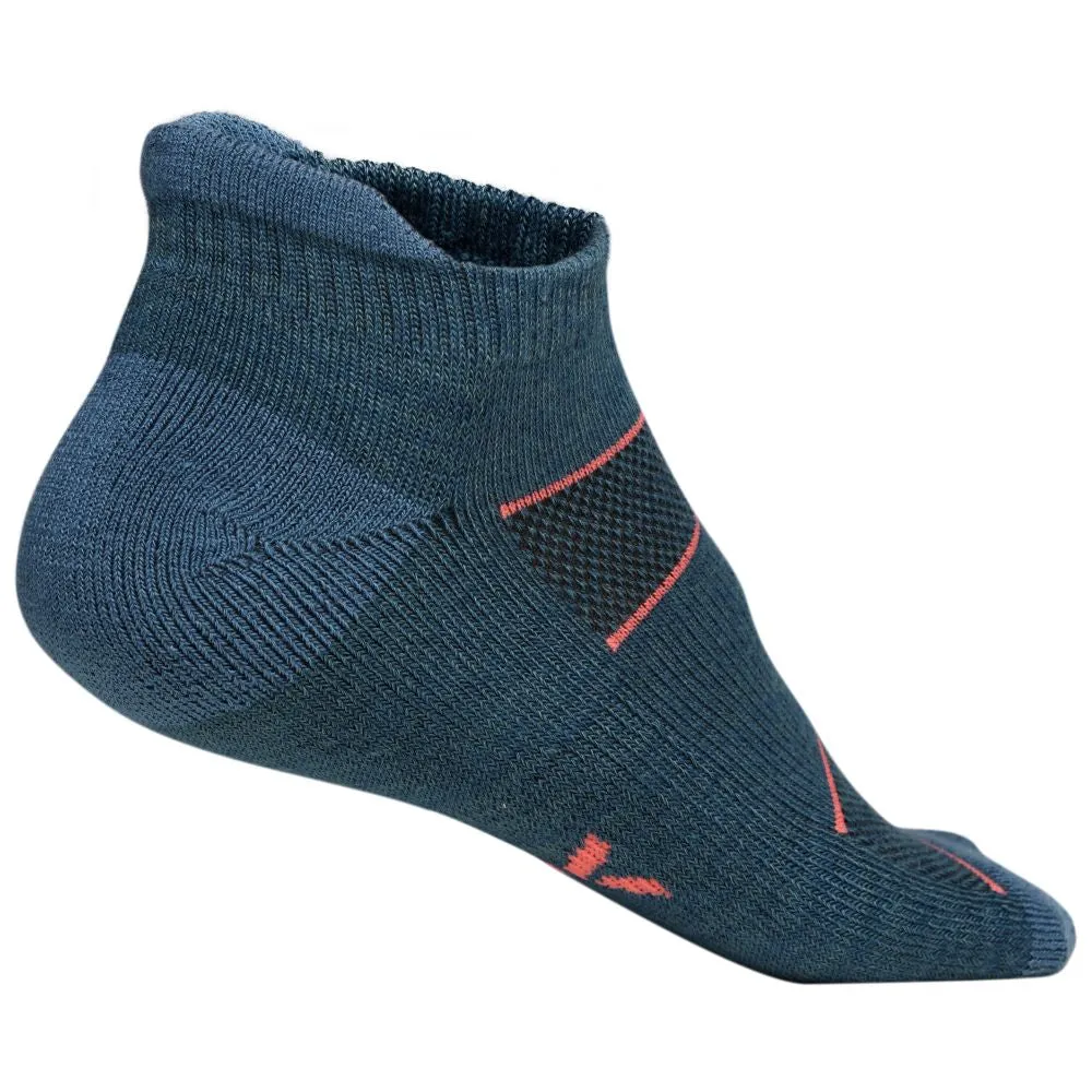 Flare Trainer Socks (3 Pack - Petrol)