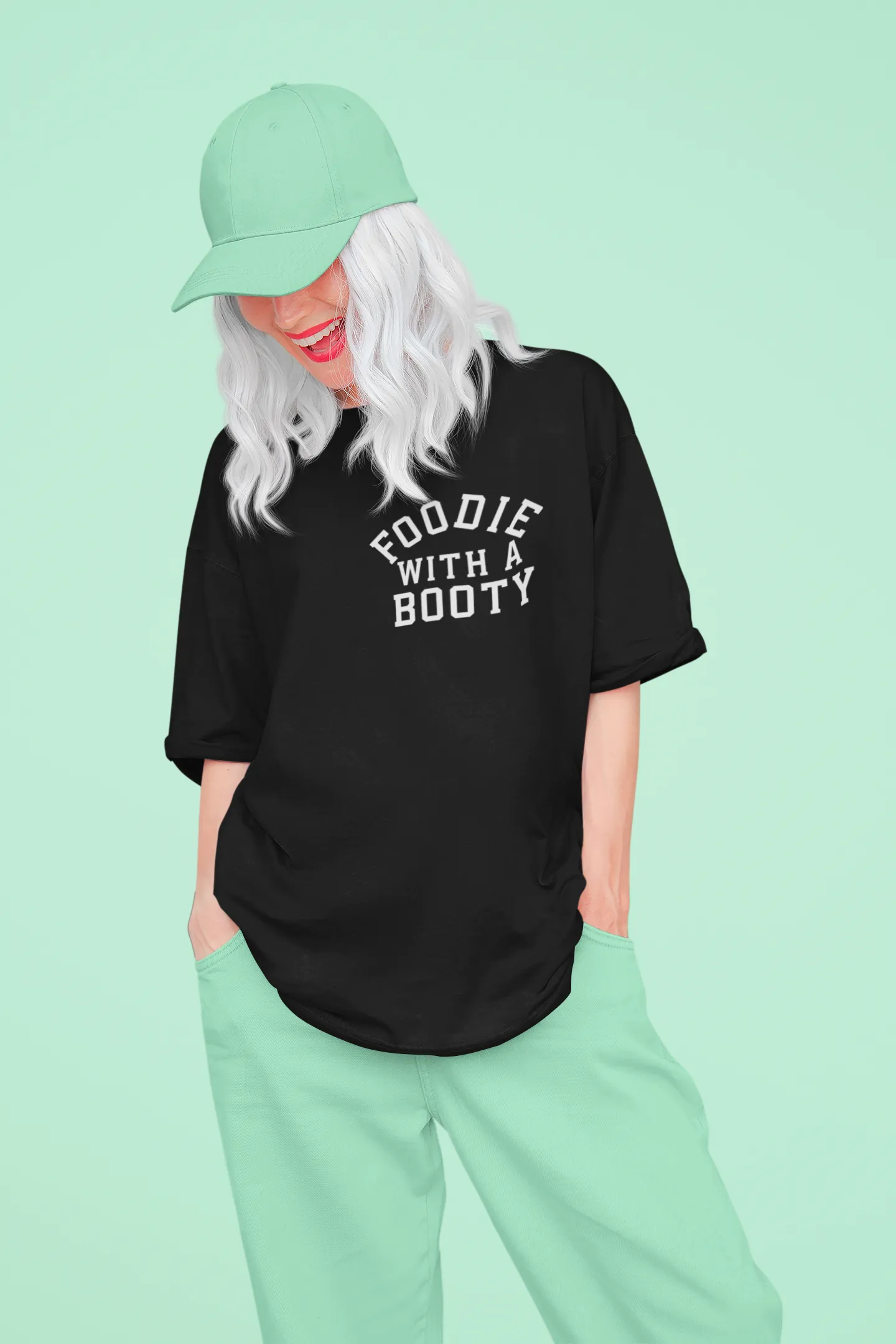 FOODIES WITH A BOOTY Oversized T-shirt