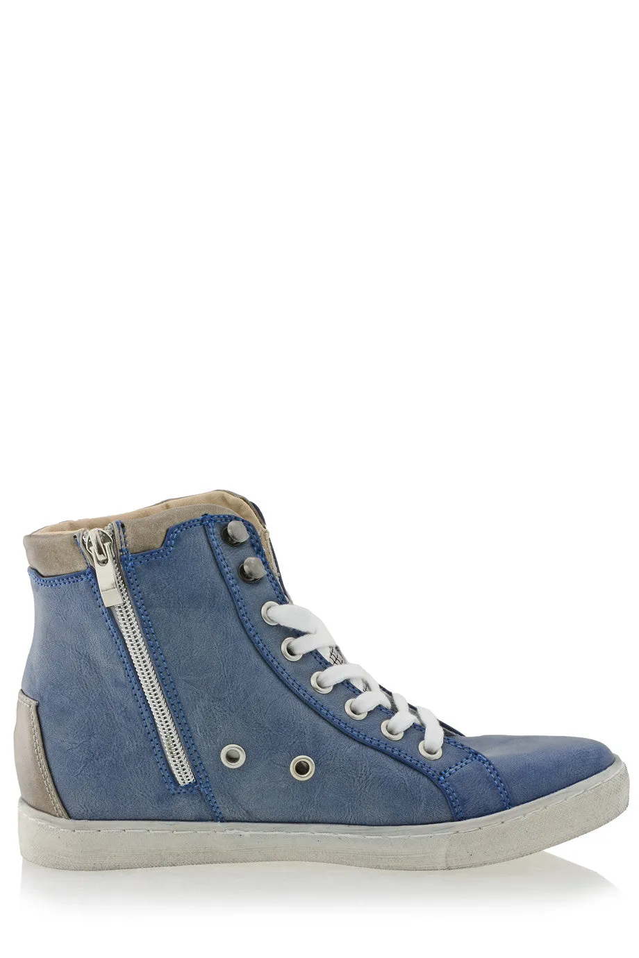 FRANCESCO MILANO PERSA Blue Sneakers