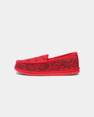 Goat Crew Bandana Slipper Red/Black