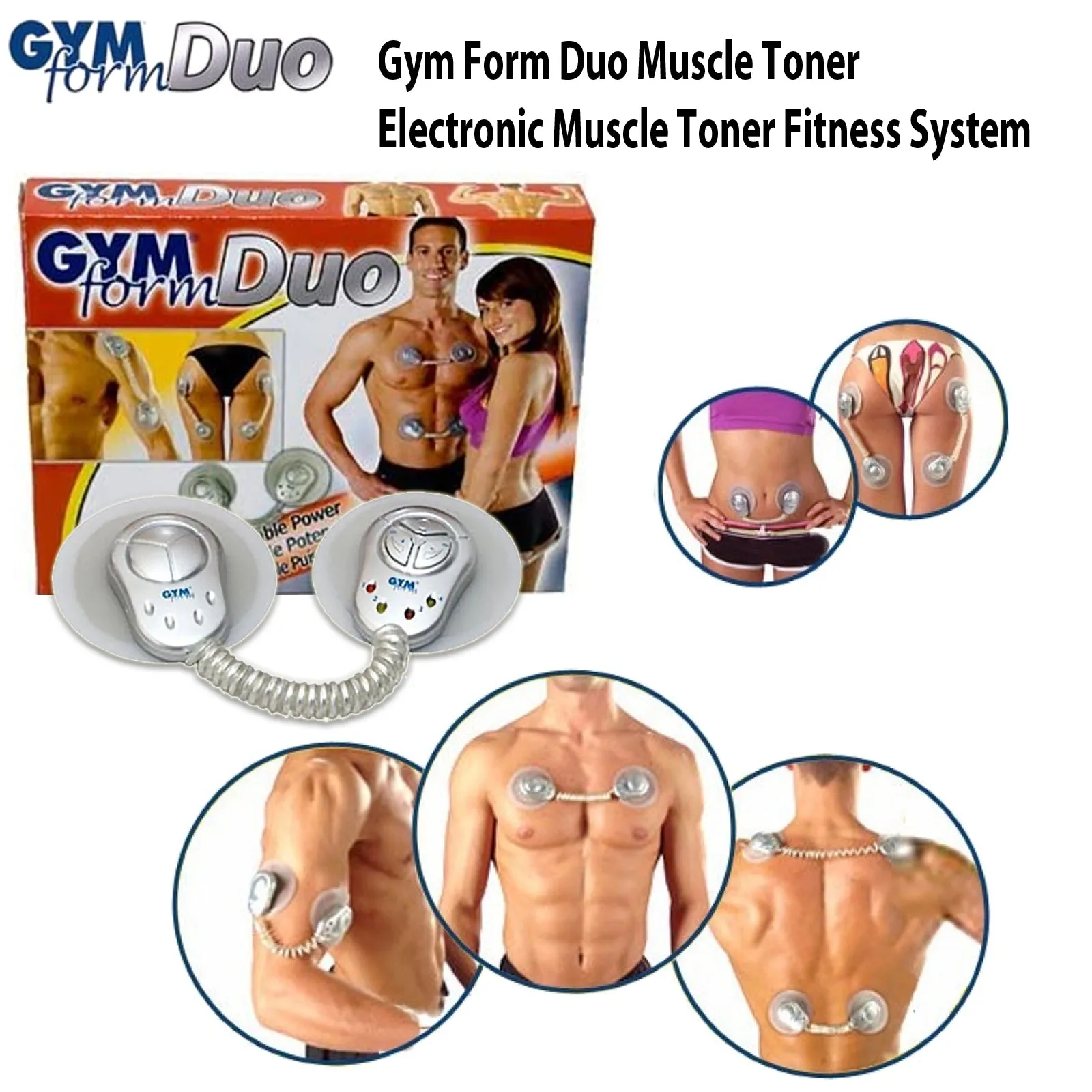 Gym Form Duo Muscle Toner- Electronic Muscle Toner Fitness System