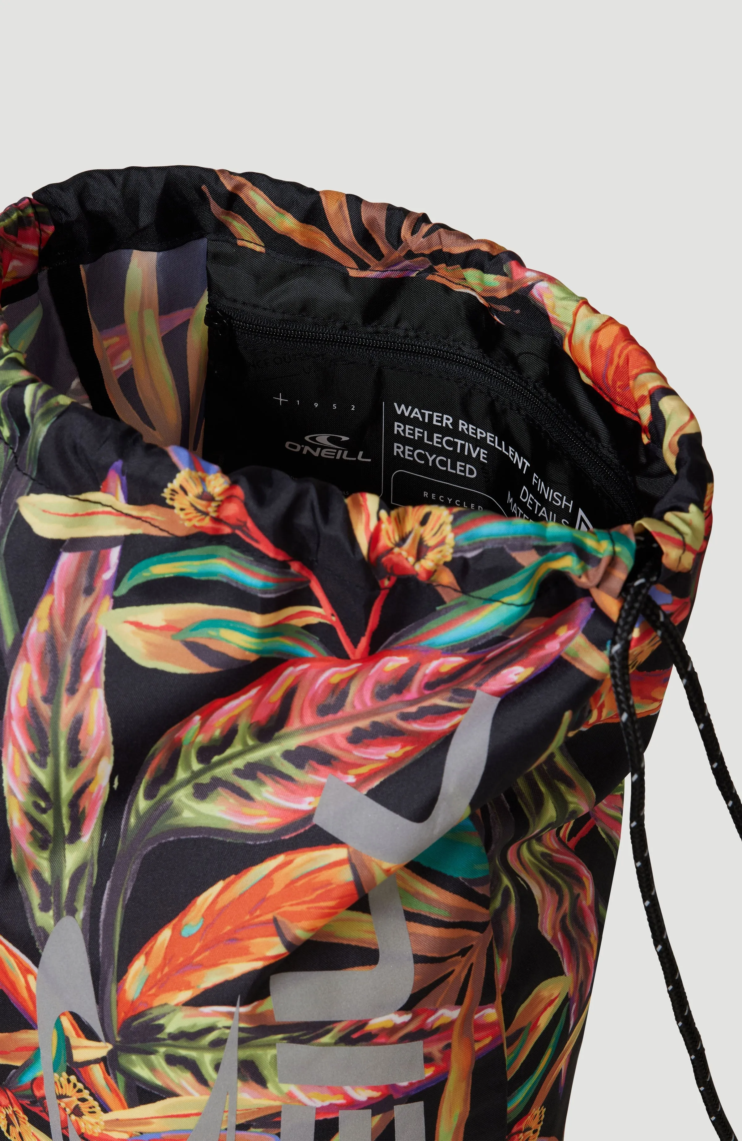 Gym Sack | Black Flower