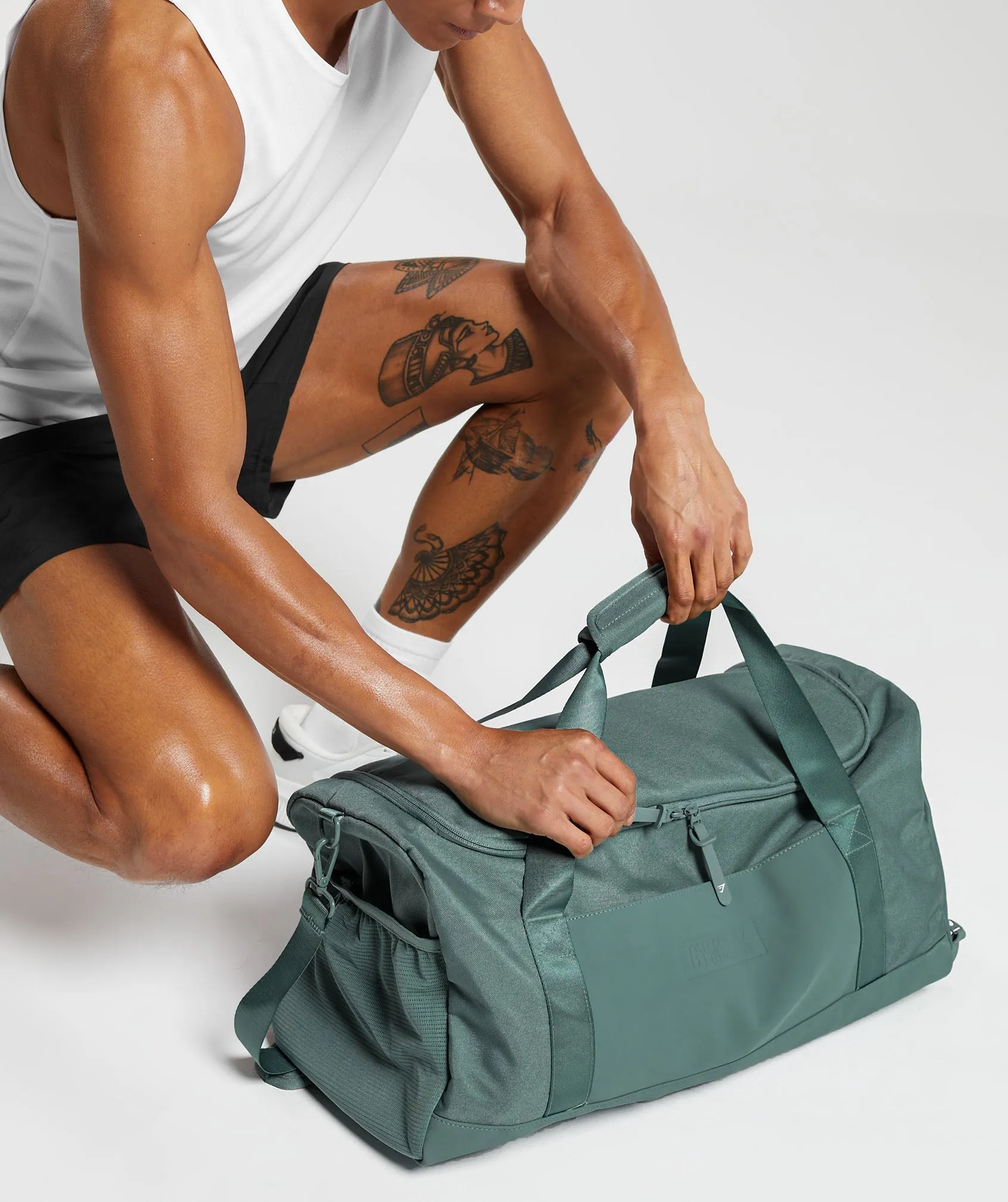 Gymshark Everyday Holdall Medium - Fog  Green