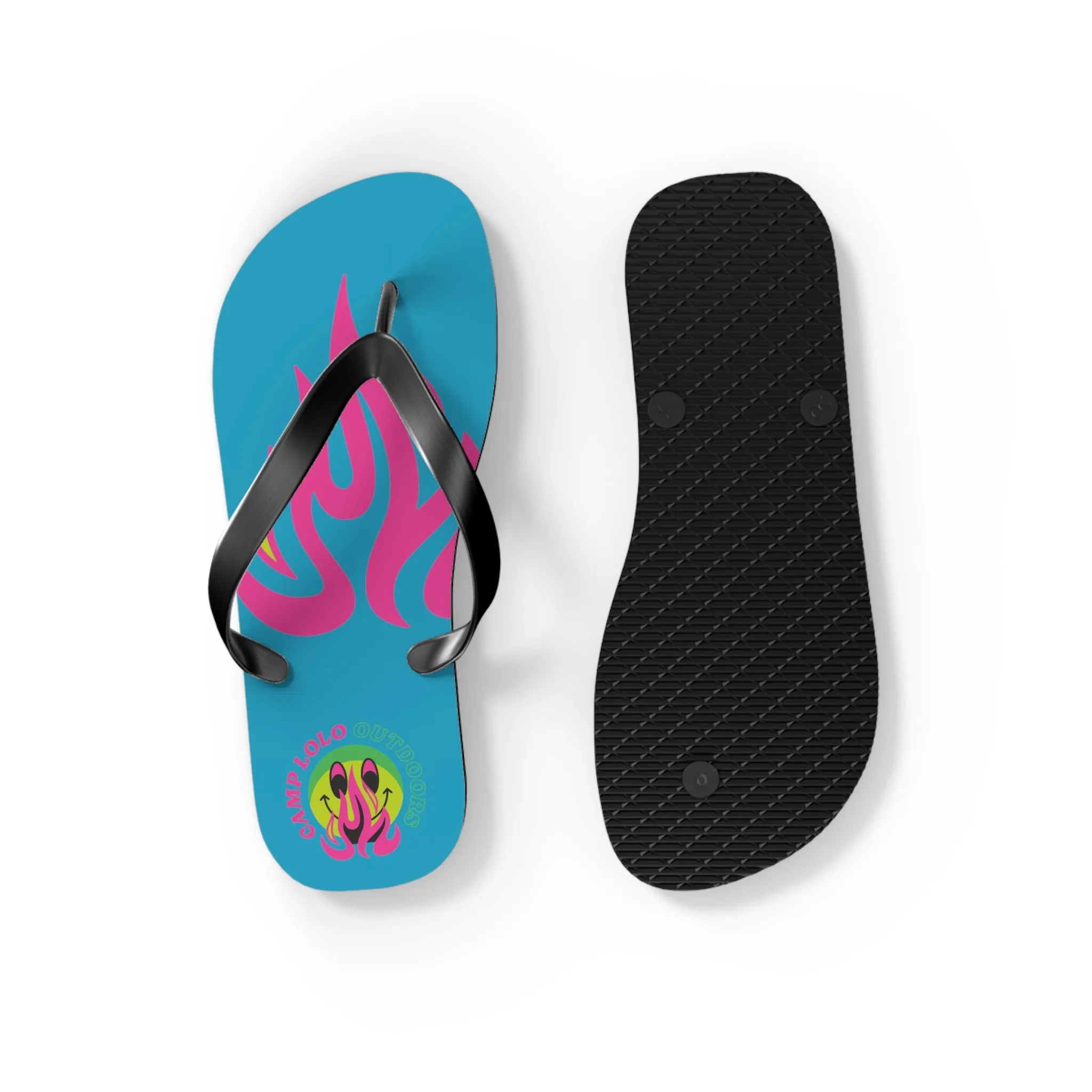 Happy Camper Flip Flops