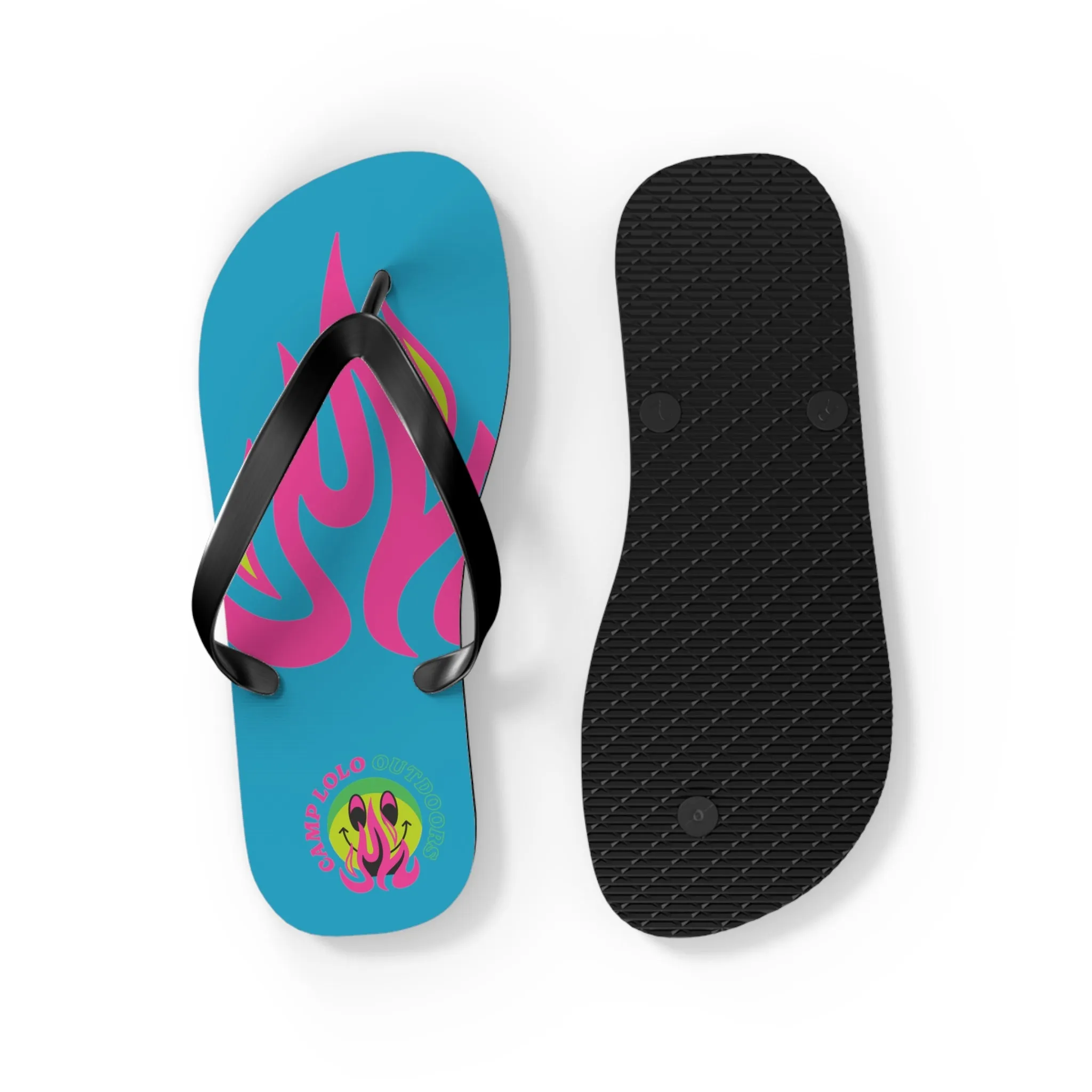 Happy Camper Flip Flops