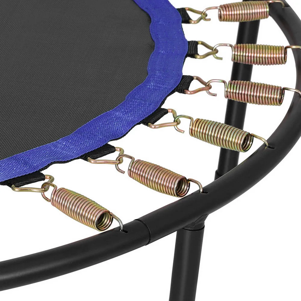 Heavy-Gauge Steel Round Trampoline with Adjustable Handrail Everfit