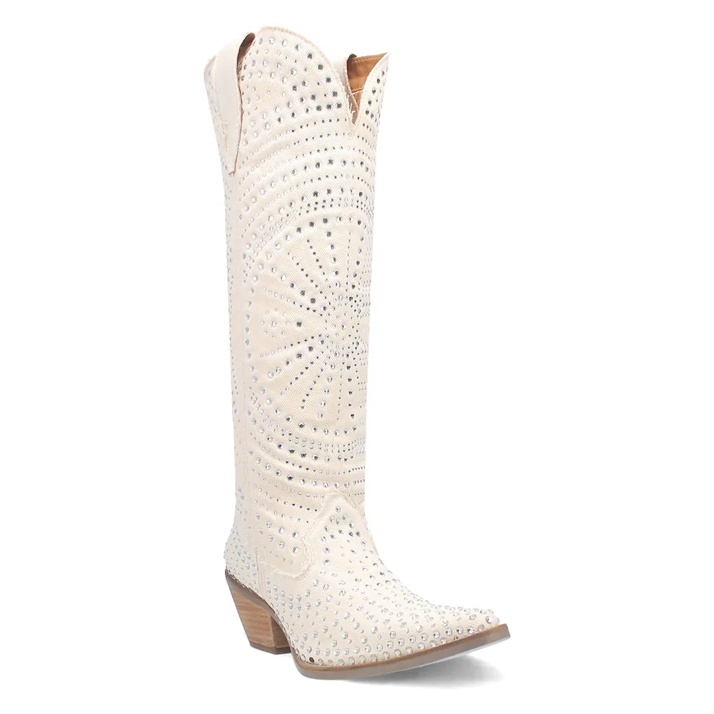 Honkytonk Honey Rhinestone Snip Toe Cowboy Boots