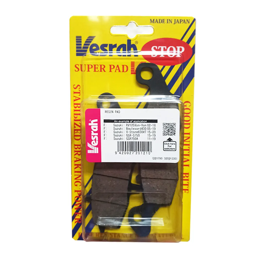 I SD345/2 Ceramic Organic disc pads Vesrah. Indent (SD3452)