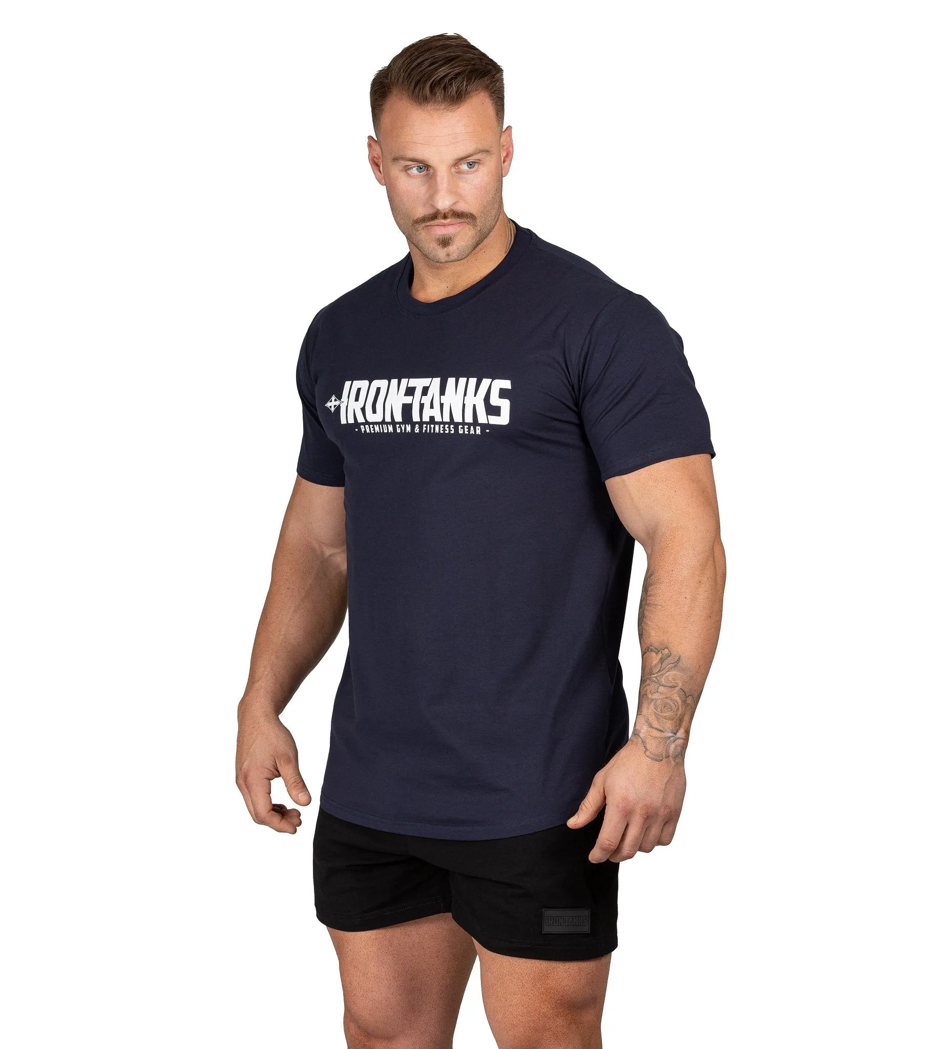 Icon Gym Tee II - Navy Blue