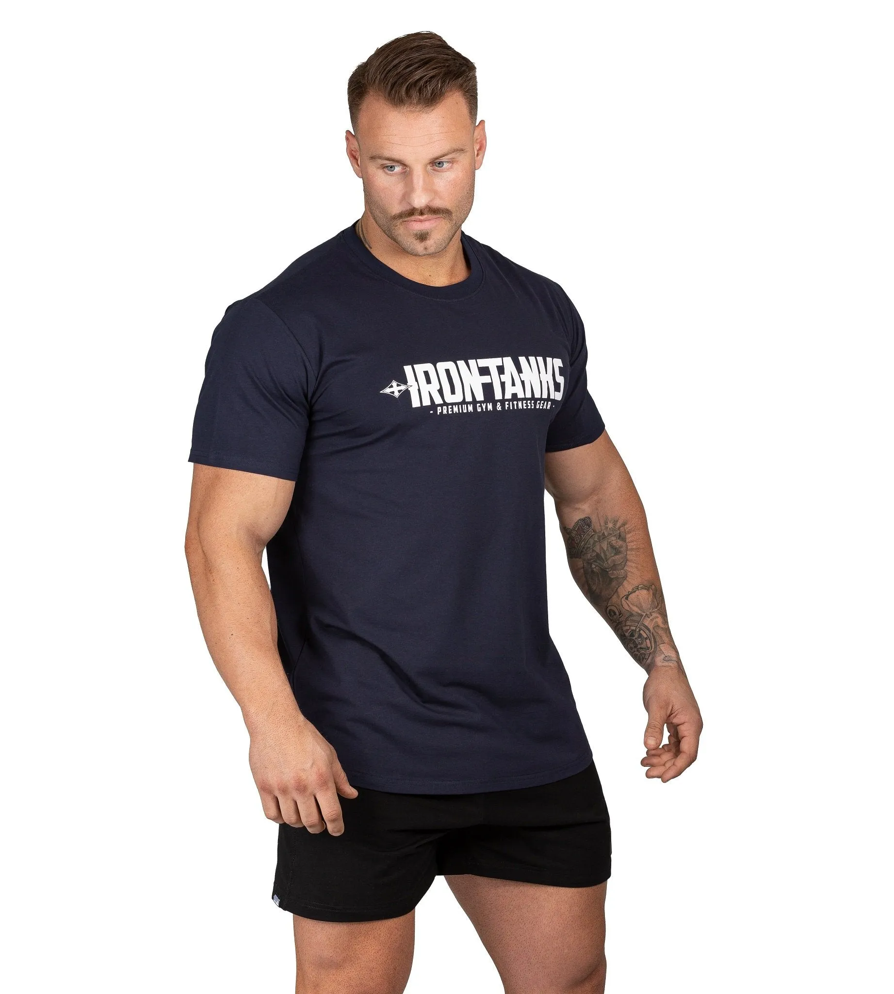 Icon Gym Tee II - Navy Blue