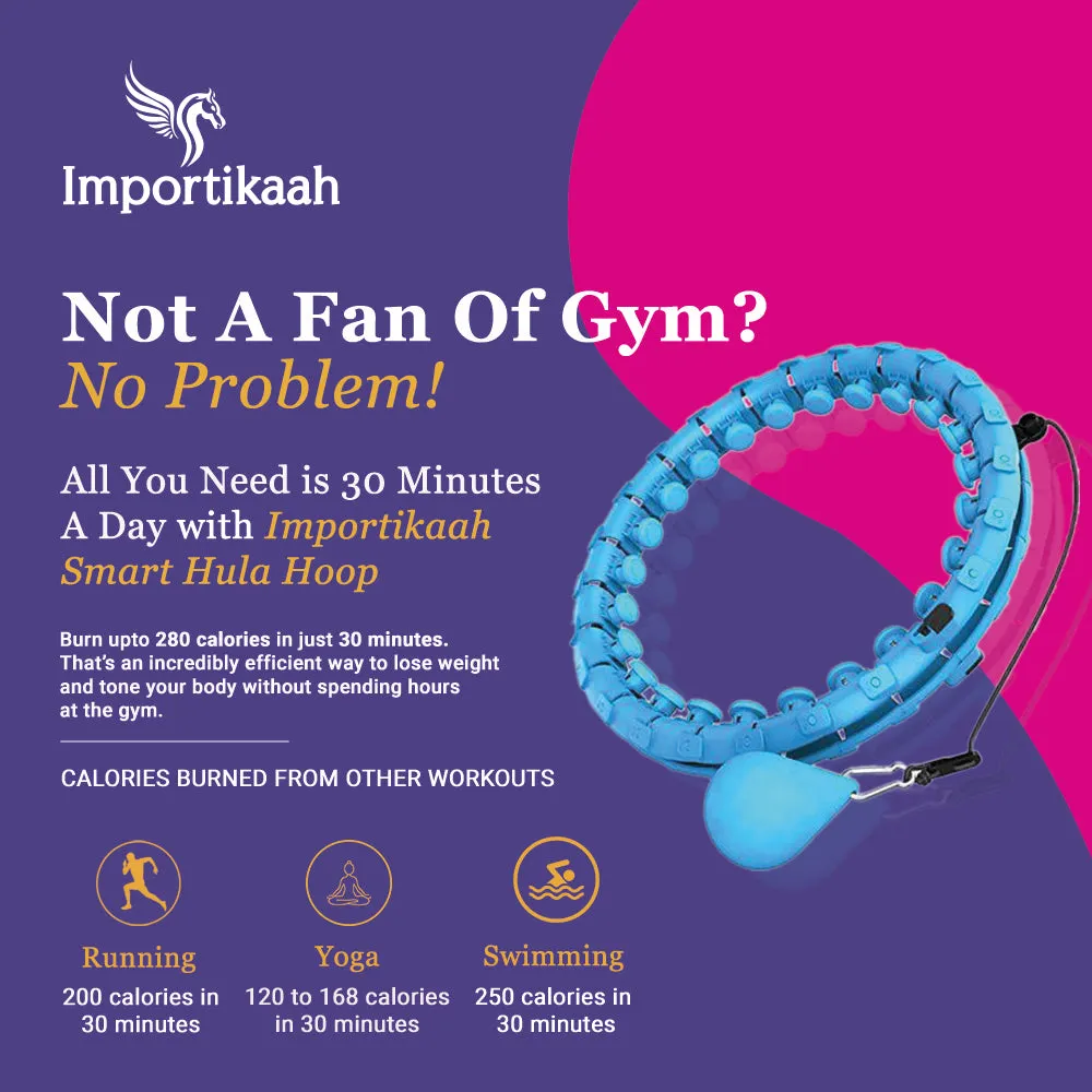 Importikaah Smart Weighted Ball Hula Hoop: Unleash Your Inner Fitness Star!