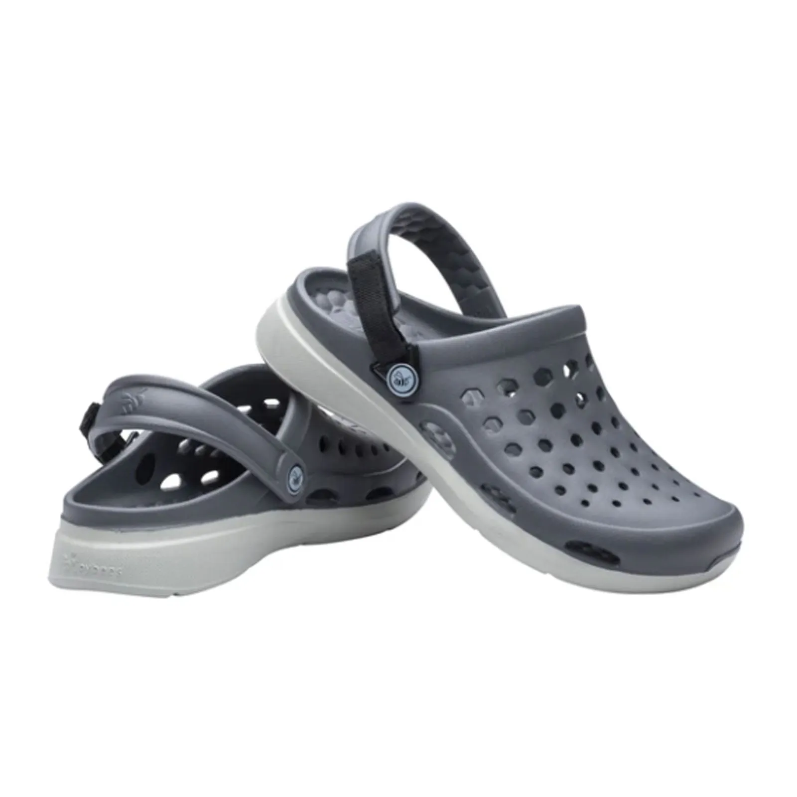 Joybees Modern Clog (Unisex) - Charcoal/Light Grey