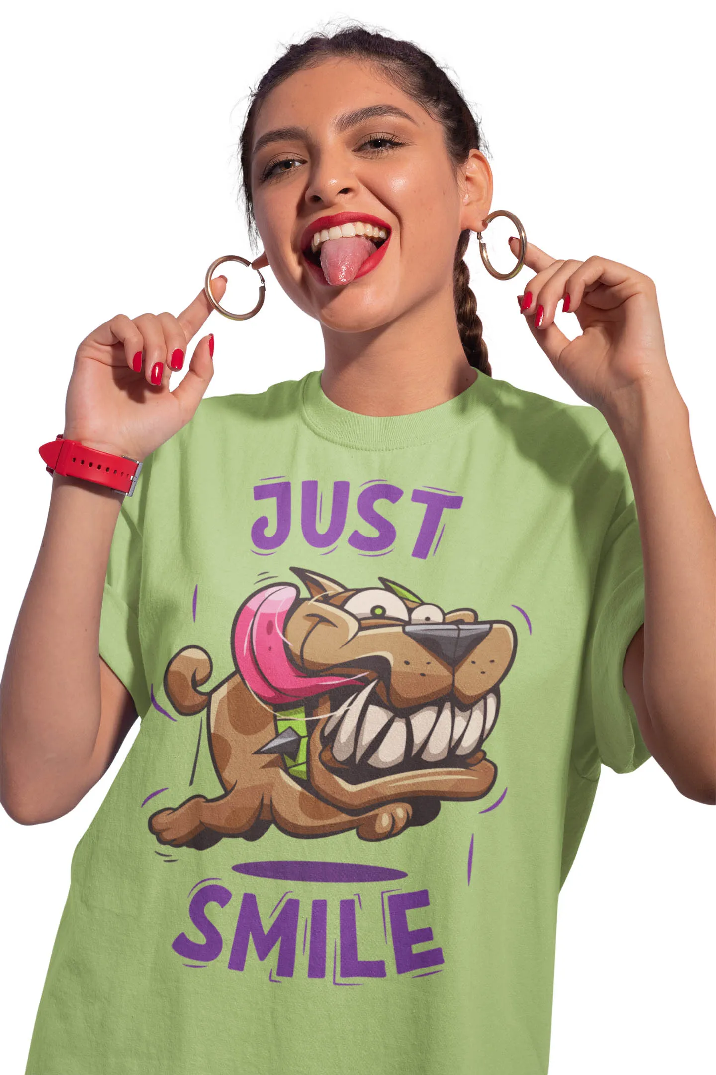 Just Smile Oversized T-shirt