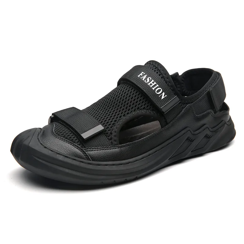 kkboxly kkboxly Men's Outdoor Breathable Mesh Sandals with Non-Slip Sole for Comfort and Safety