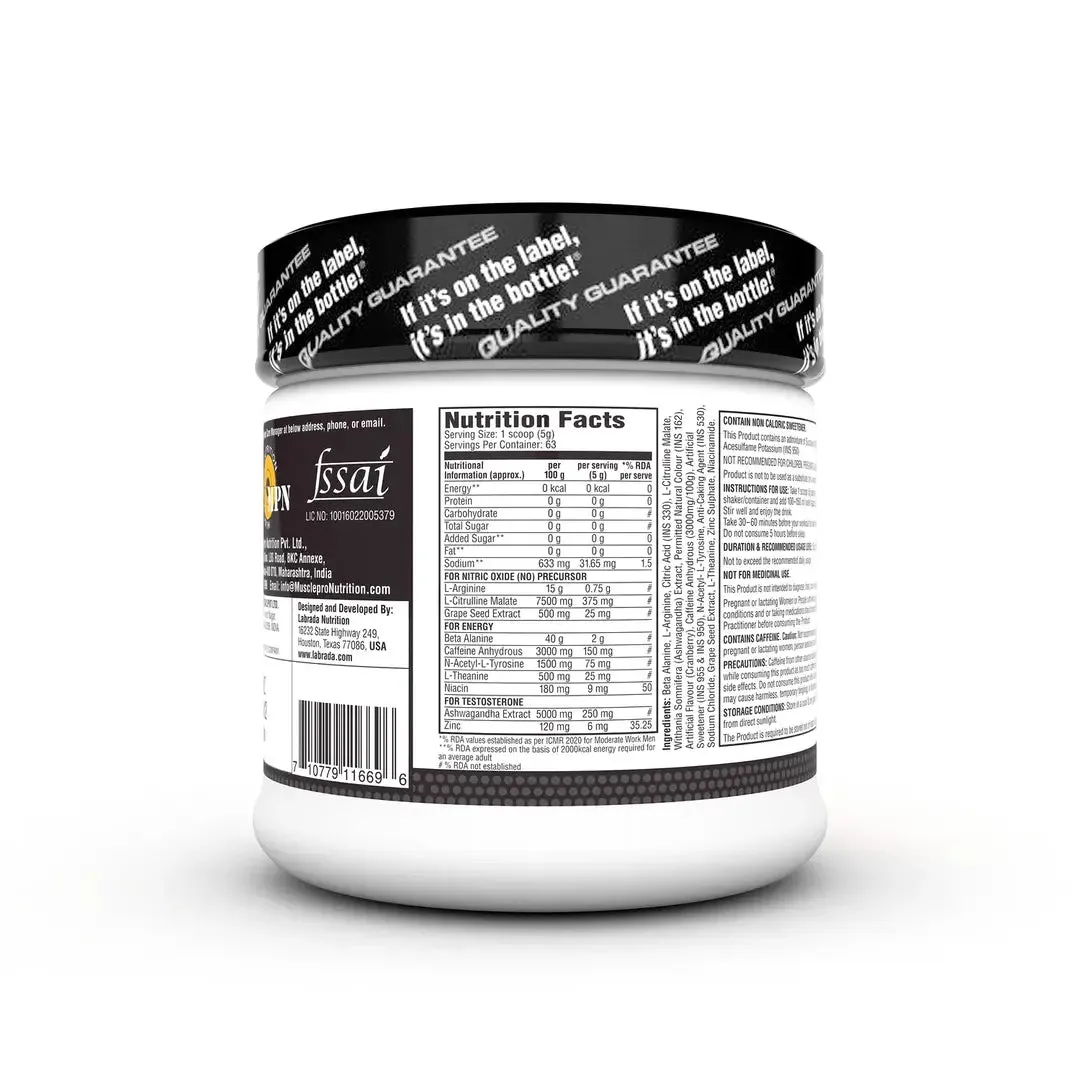 Labrada SUPER CHARGE Pre-Workout Concentrate - (Mango)