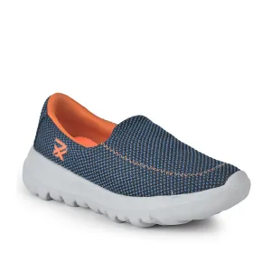 Leap7x Non Lacing Sports Shoes For Ladies (T.Blue) OLIVIA By Liberty