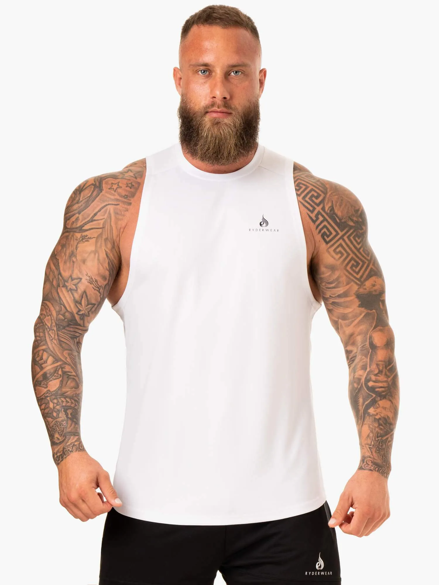 Lift Mesh Tank - White