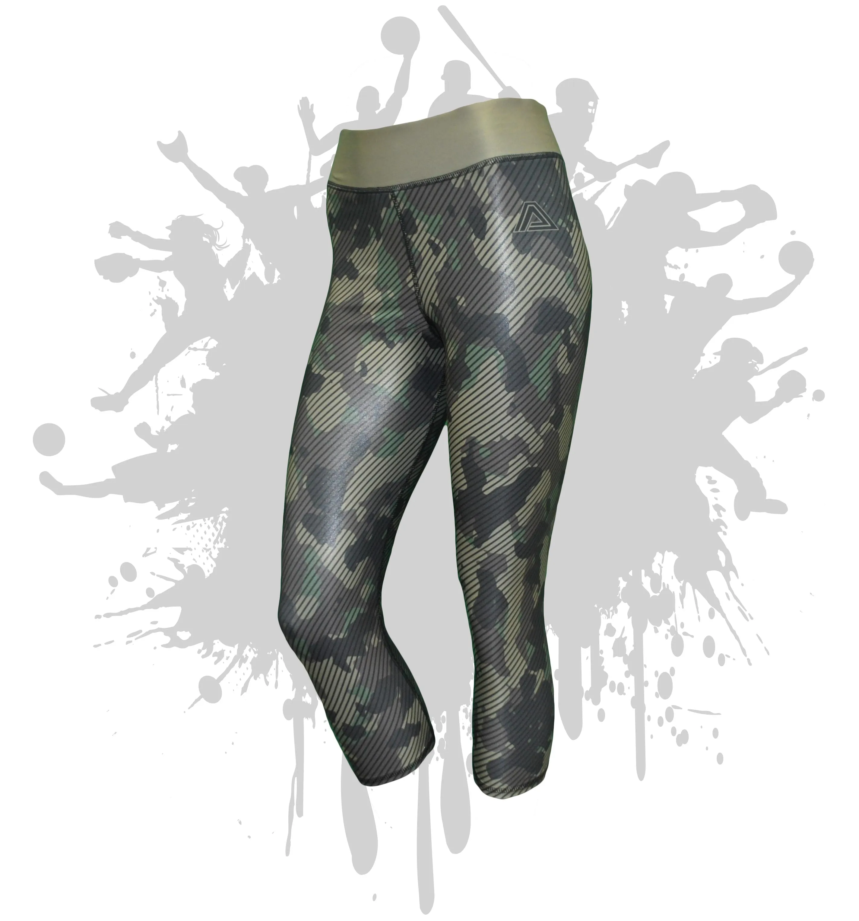 Linear Capris in CAMO