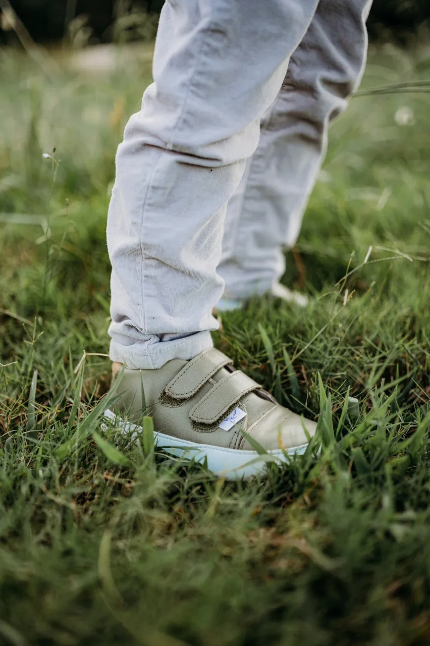 Little Love Bug Casual Army Green Low Top {Premium Leather}