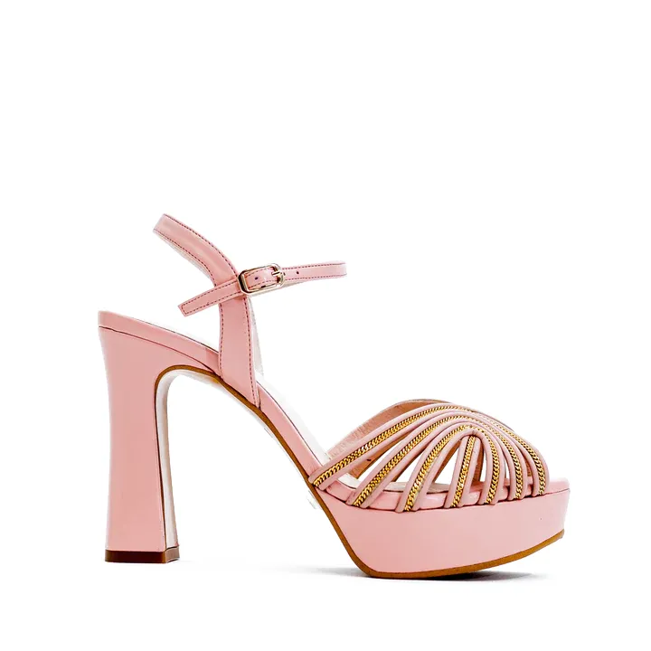 LODI Tidena Rosado Platform Sandals