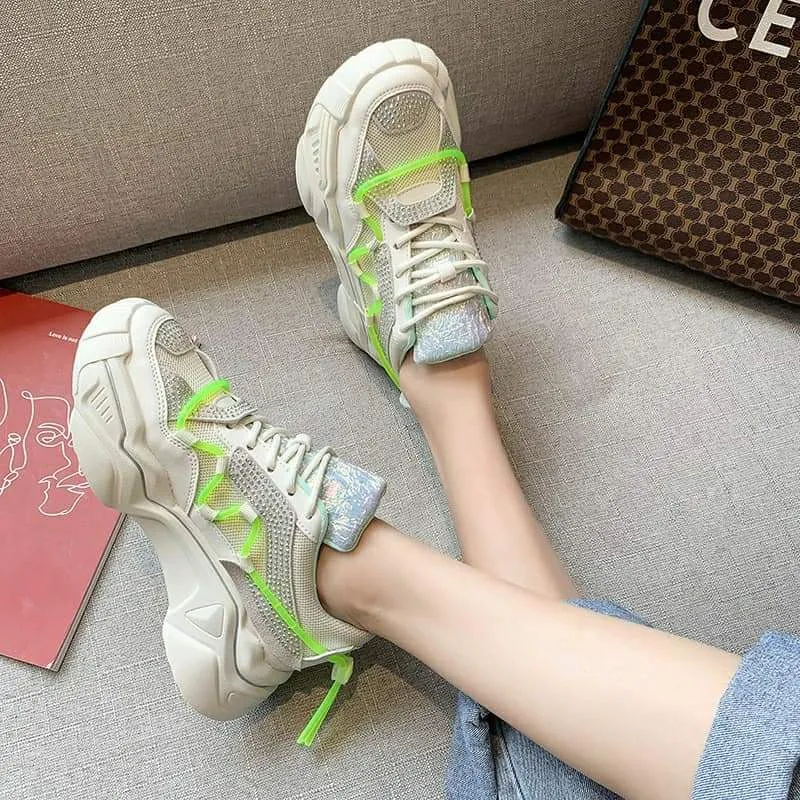 Luxury Designer Women's Fashion Shoes Sneakers - Model 9838