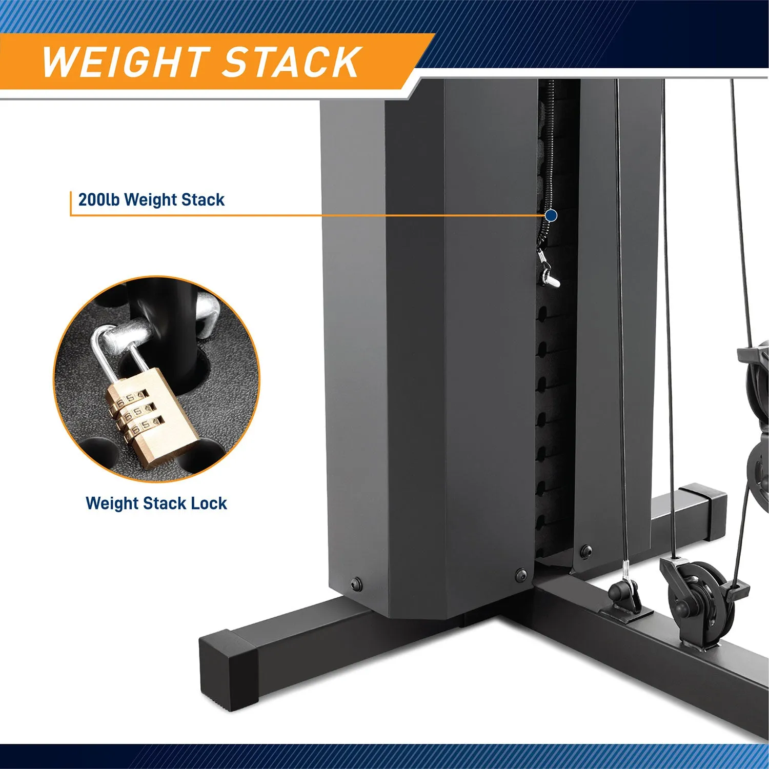 Marcy Club 200lb Home Gym